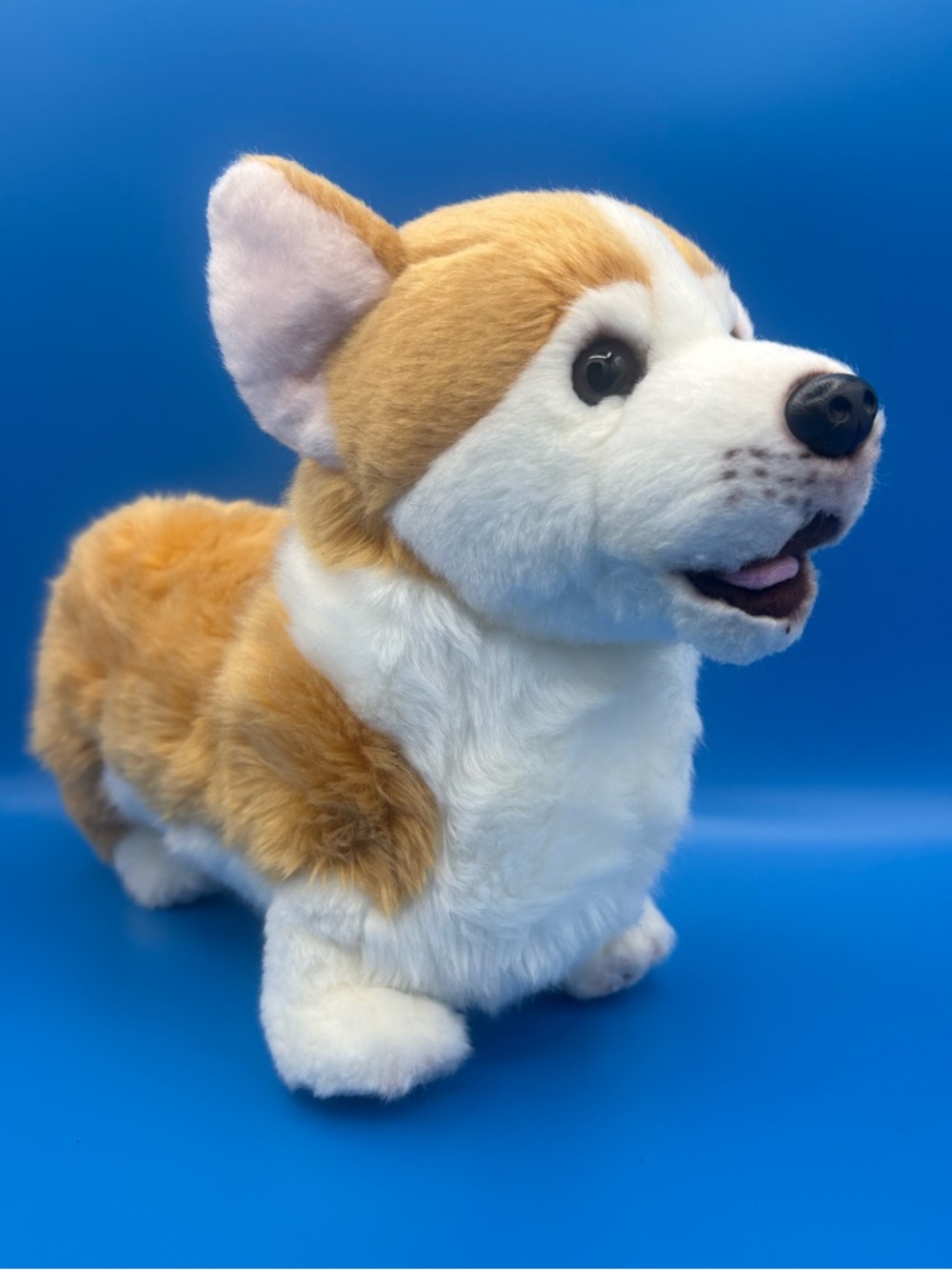 Realistic Pembroke Welsh Corgi Dog Stuffed Animal Plush Toy